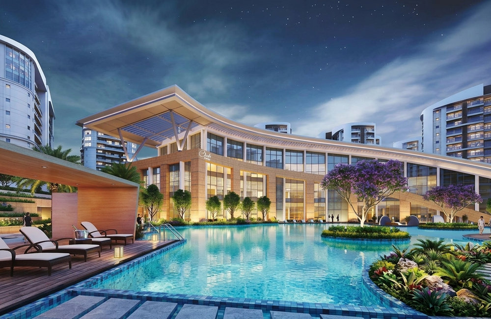 Clubhouse and swimming pool