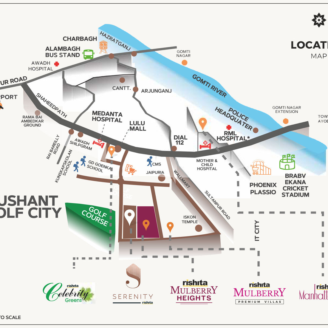Rishita Mulberry Heights location map